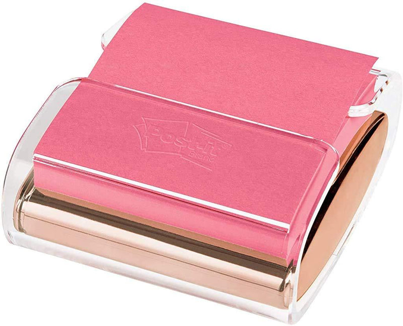 Post-it Pop-up Note Dispenser , 3x3 in , 1 Dispenser/Pack (WD-330-RG) Rose Gold