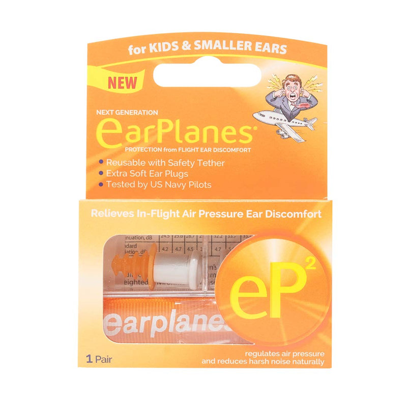 eP2 for Kids by Cirrus Healthcare 1 EarPlanes Reusable Pair (1 Reusable Pair) 1 Reusable Pair