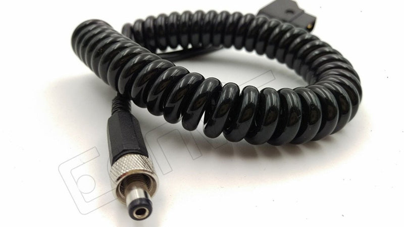 Eonvic Lock DC to D-Tap Coiled Power Cable for PIX-E5, PIX-E5H and PIX-E7 Recording Monitors