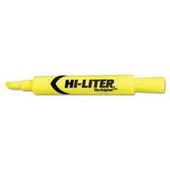 Avery Highlighter, Chisel Point, 1DZ, Fluorescent Yellow