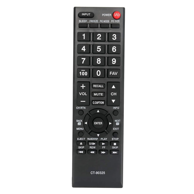 AIDITIYMI Generic Replace Remote Control CT-90325 fit for Toshiba 55S41U 32E200U 32C100U1/2 32DT1U 55HT1 55G310U TV