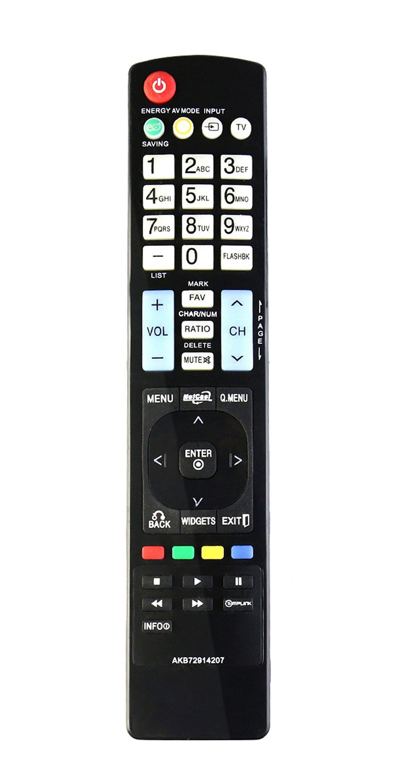 New AKB72914207 AKB72914003 AKB72914240 Replaced Remote fit for LG LCD LED HDTV 32LD550 32LD550-UB 32LD550UB 42LD550 42LD550-UB 42LD550UB 42LE5350 52LD550UB 55LD650UA 55LD650-UA 60LD550