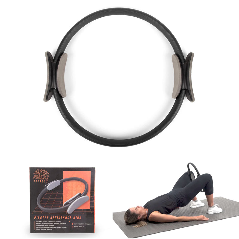 Phoenix Fitness RY1009 Pilates Ring 15 Inch Magic Circle - Fitness Circle for Arms/Thigh/Legs & Core Workout - Flexible Resistance Exercise Equipment