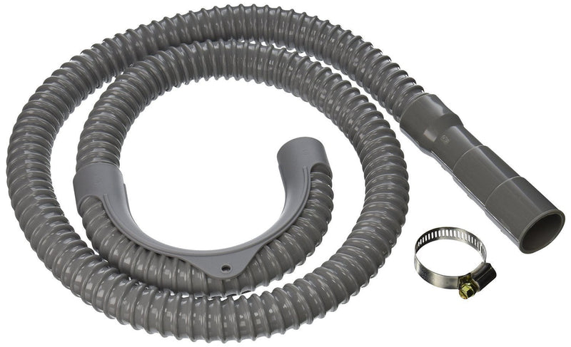 8 ft Long Washing Machine Drain Discharge Hose - Fits 1-Inch, 1-1/8-Inch, and 1-1/4-Inch Waching Machine Outlets - Hose Can be Cut to Any Length