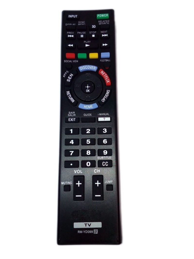 RM-YD099 1-492-714-4 Remote Control Replaced for Sony KDL-40W605B XBR-49X855B KDL-42W805B KDL55W805B XBR-65X857B LED HDTV