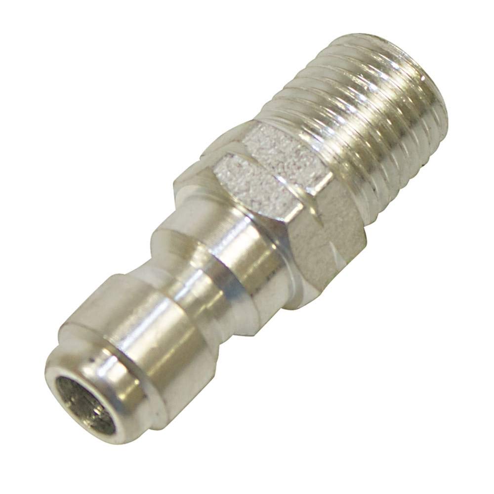 Stens 758-922 Quick Coupler Plug Male, Silver