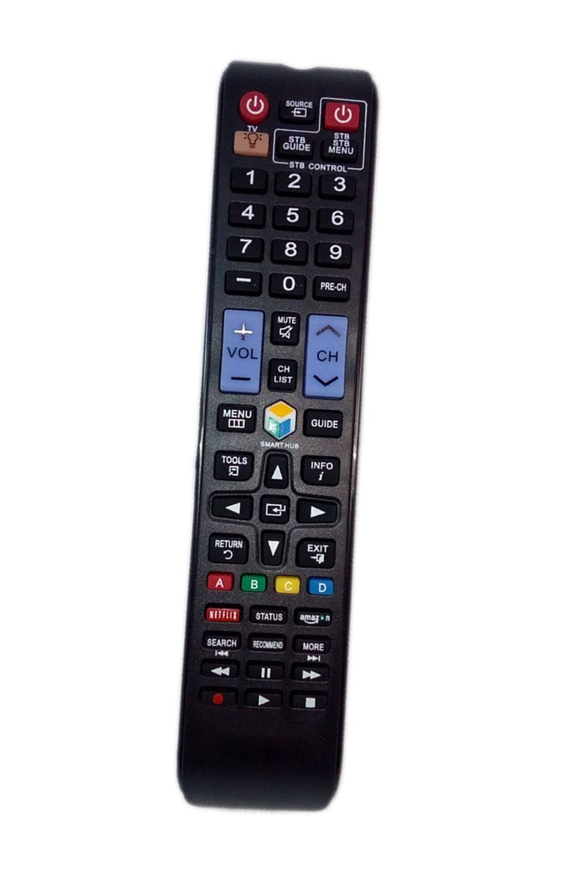 Replaced Remote Control Compatible for Samsung PN64F8500AF UN40F5500AFXZA UN46F6300AF UN65F9000 UN60F6300 TV