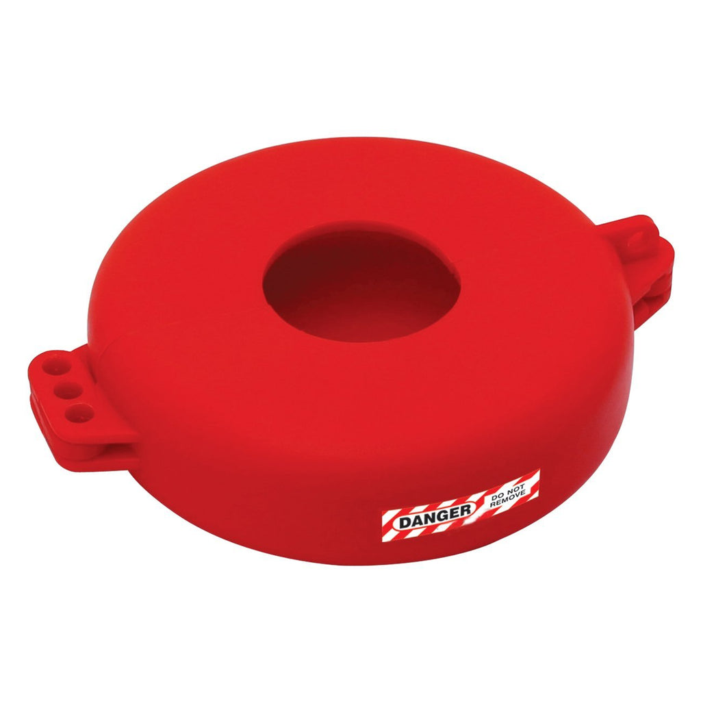 Lockout Safety Supply 7246 Gate Valve Lockout, 5" - 6.5" Wheel, Red