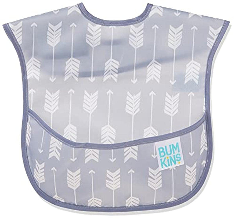 Bumkins SuperBib, Baby Bib, Waterproof Fabric, Fits Babies and Toddlers 6-24 Months â€“ Arrows Pack of 1