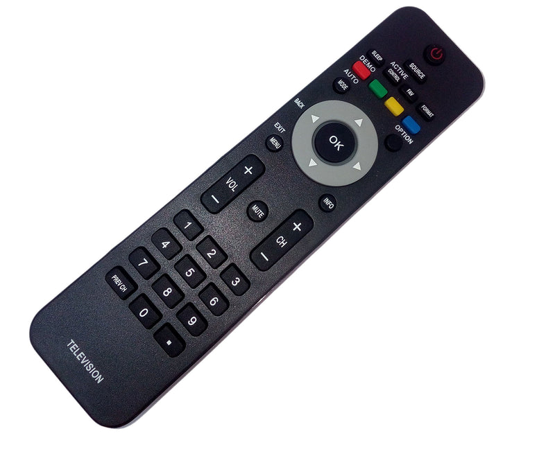 Replaced Remote Control Compatible for Philips 19MF337B27E 32PFL5322D/37 37PFL5332D/37B 42PFL7332D 47MF437B37B 52PFL7422D37B 47PFL5432D37B 42PFL7603D27 TV