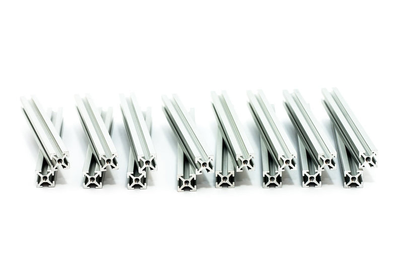 MakerBeam 100x10x10mm beam, clear anodised (pack of 16)