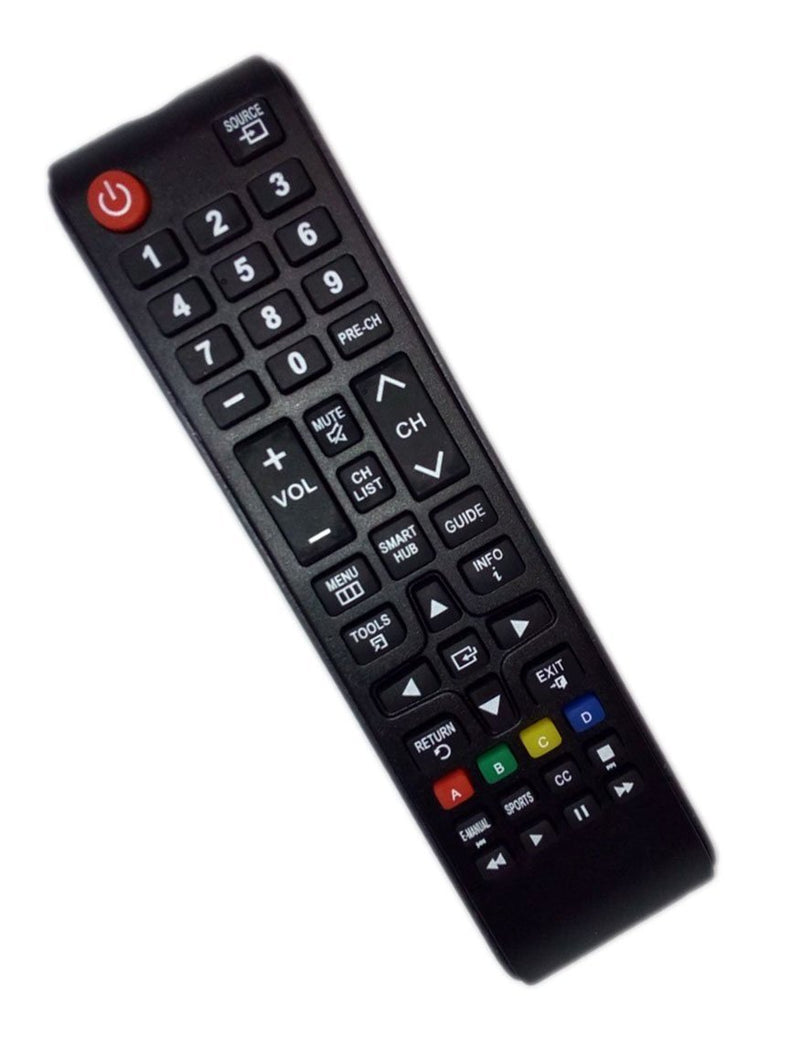 Replaced Remote Control Compatible for Samsung UN40J520DAF UN48JU6400F UN50J520DAFXZA UN55JU640DFXZA UN60J6200AF LED HDTV TV