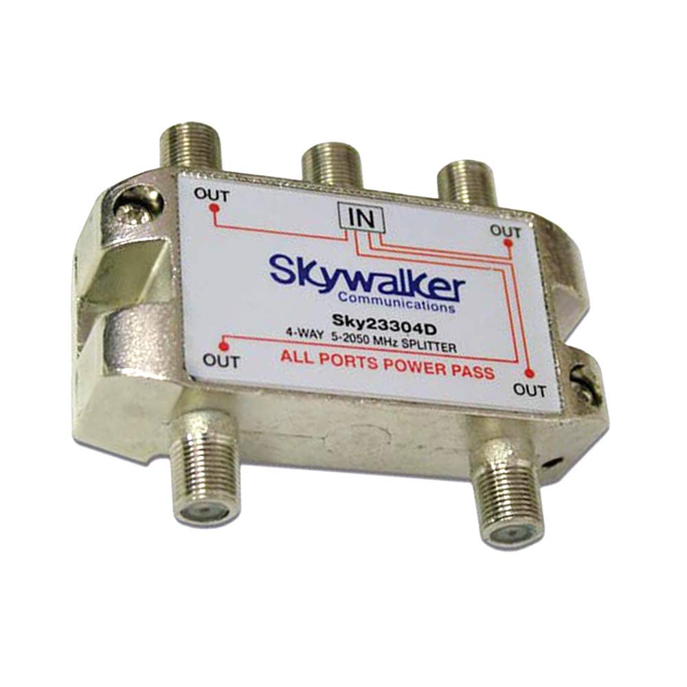 4-Way Coax Splitter, 5-2300MHz