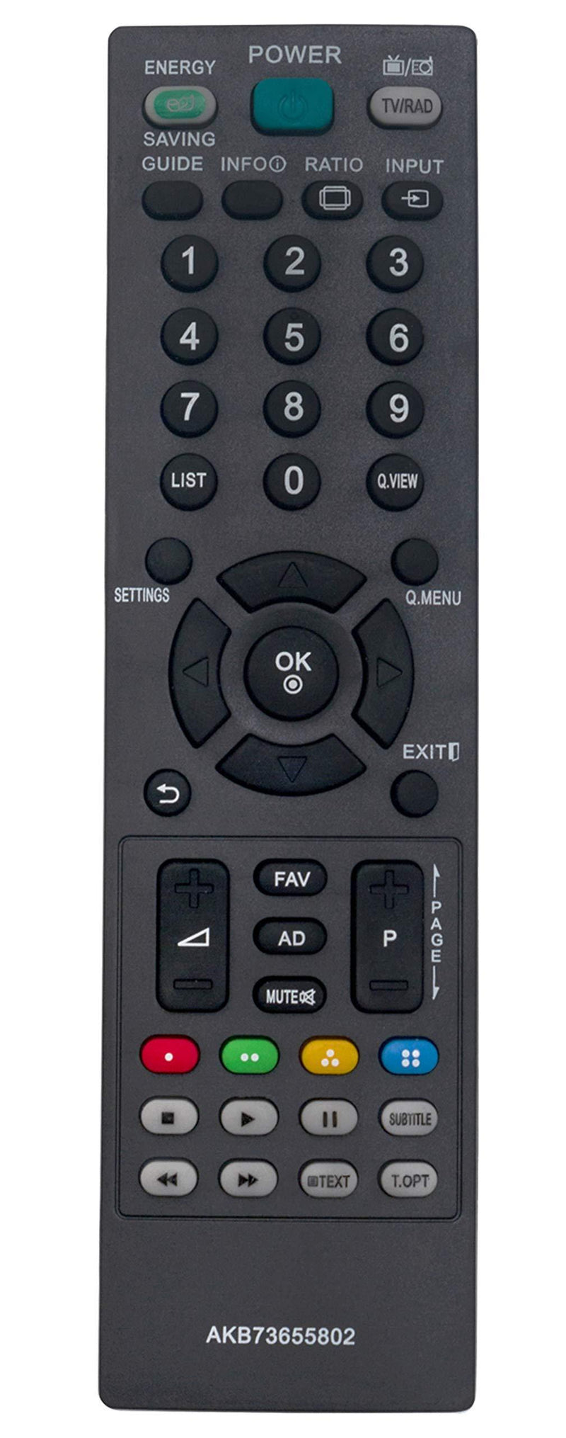 New AKB73655802 Replaced Remote fit for Lg TV AKB73655861 32CS460 32LS3400 32LS3450 32LS3500 32LS5600 32LT360C 37LS5600 37LT360C 19LS3500 22LS3500 22LT360C 26CS460 26LS3500 26LT360C 42CS460