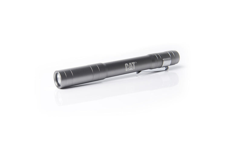 CAT CT2210 Bright Rugged Tactical Pocket Pen Light, Gun Metal, Great for mechanics, nurses, doctors, HVAC, Plumbers, Electricians and outdoors. 1-Pack