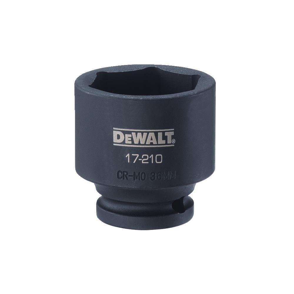 DEWALT Deep Impact Socket, MM, 1/2-Inch Drive, 36mm, 6-Point (DWMT17210B)