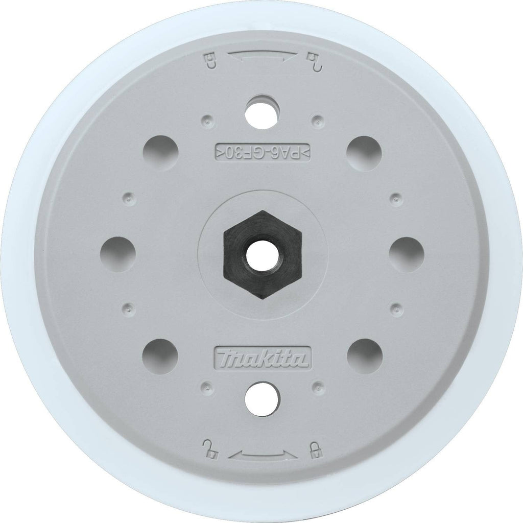 Makita 197316-3 6" Round Backing Pad, Hook & Loop