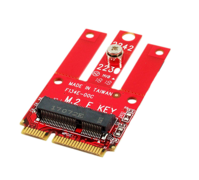 Ableconn MPEX-M2WL Mini PCIe Adapter with M.2 Key E Slot - Support PCIe and USB Based M.2 E Key and A-E Key Module for Mini PCI Express - Work for WiFi & Bluetooth M2 Module E Key M.2 Slot