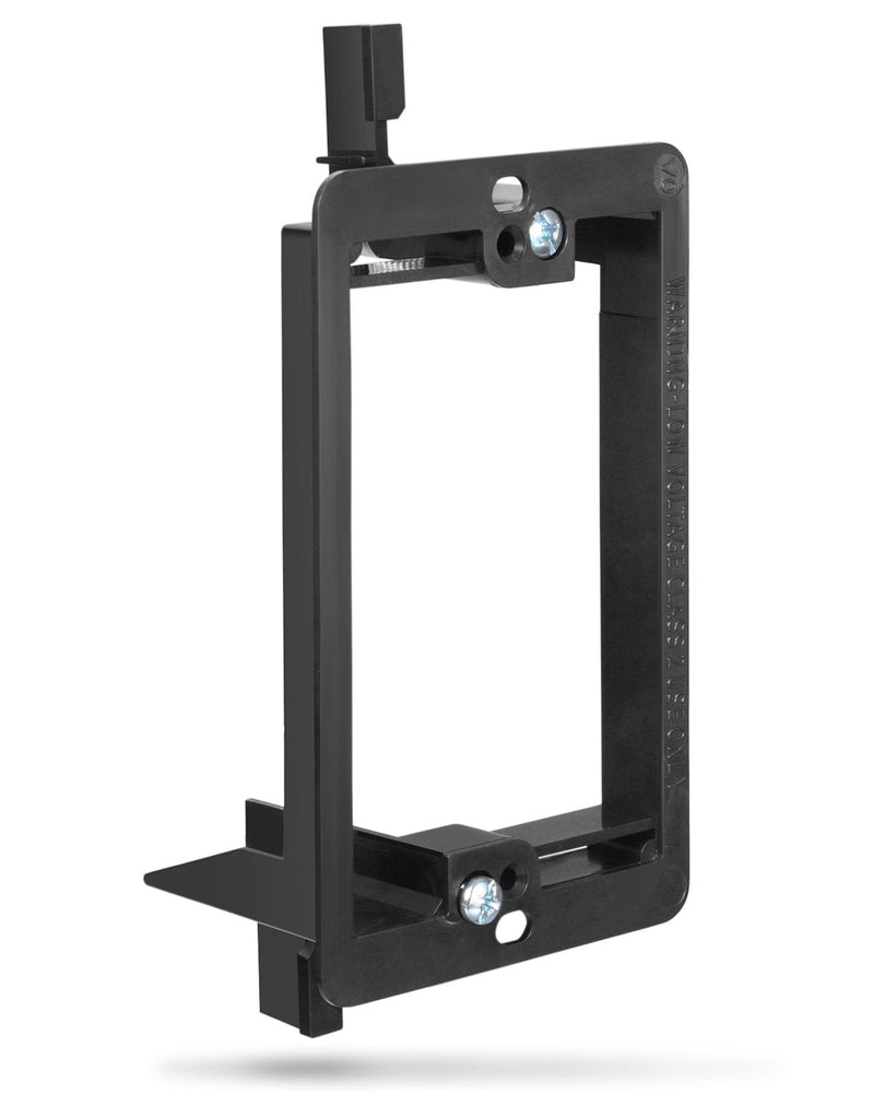Low Voltage Mounting Bracket (1 Gang), Fosmon Low Voltage Mounting Bracket (Mounting Screws Included) Compatible with Telephone Wires, Network Cables, HDMI, Coaxial, Speaker Cables