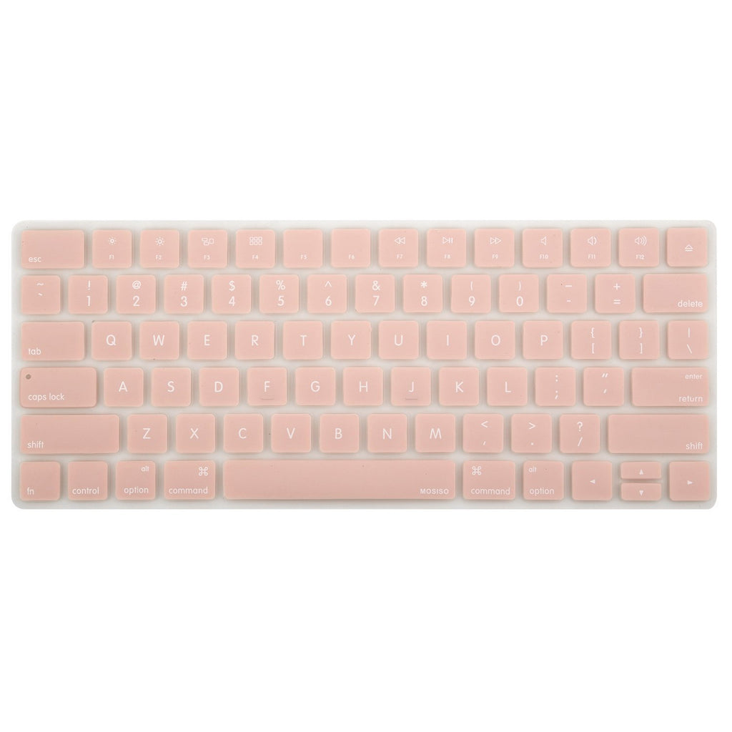 MOSISO Keyboard Cover Compatible with iMac Wireless Magic Keyboard Type Protector, 2015 US Version (MLA22LL/A, A1644), Soft Protective Ultra Thin Keyboard Skin, Rose Quartz