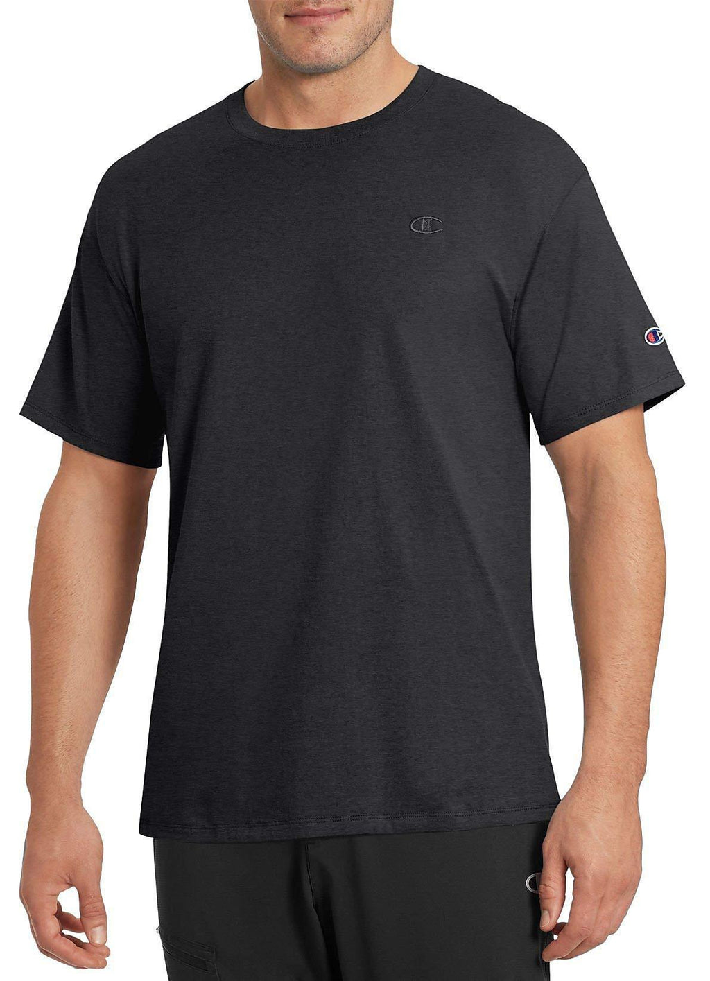 Champion Men's Classic Jersey T-shirt Small Black