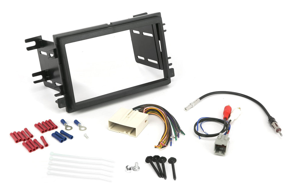 SCOSCHE Install Centric ICFD6BN Compatible with Select Ford/Linc/Merc 2004-08 Double DIN, Premium Sound Complete Basic Installation Solution for Installing an Aftermarket Stereo Complete Installation Kit