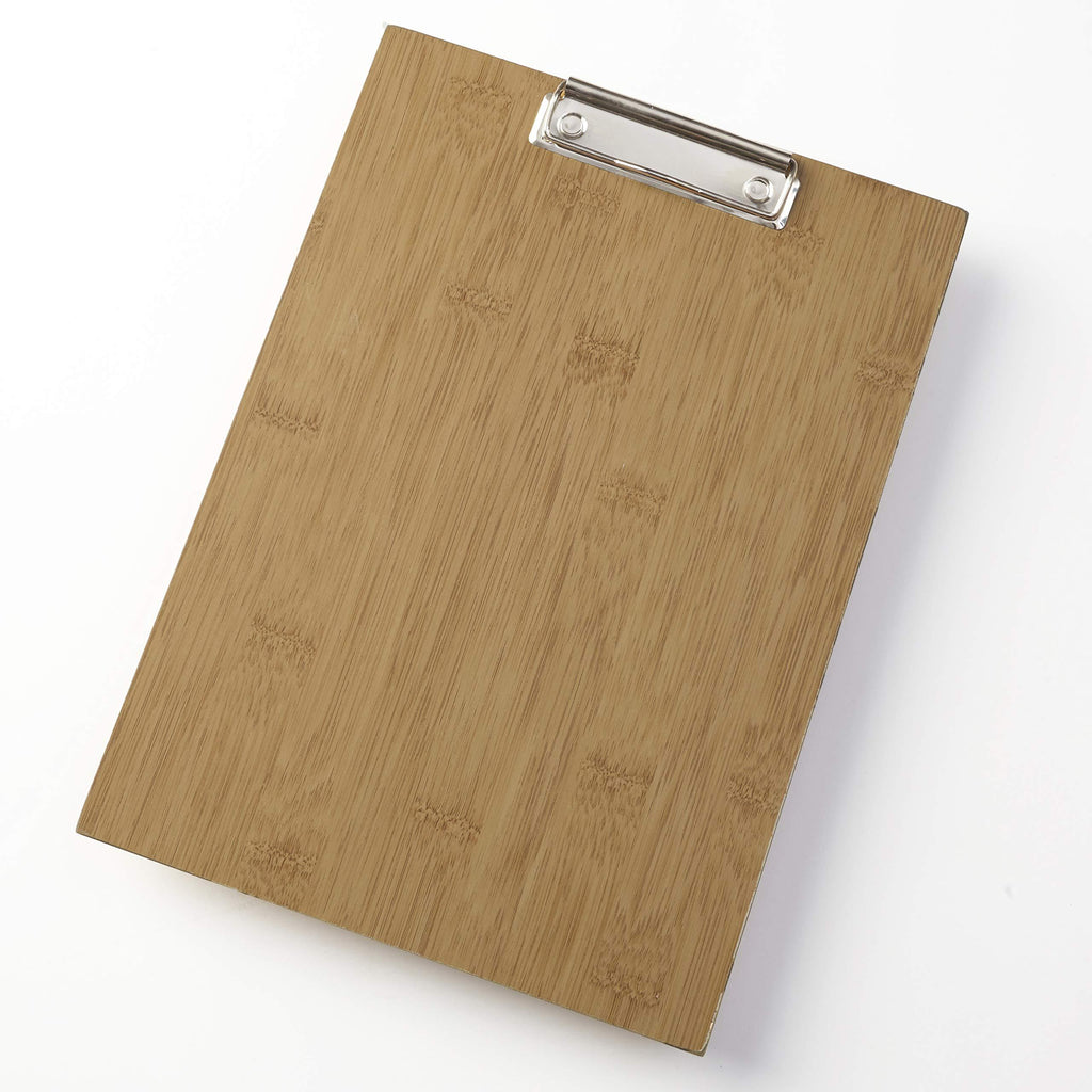 American Metalcraft BB12 Wood Clipboard Menu Holder, Bamboo