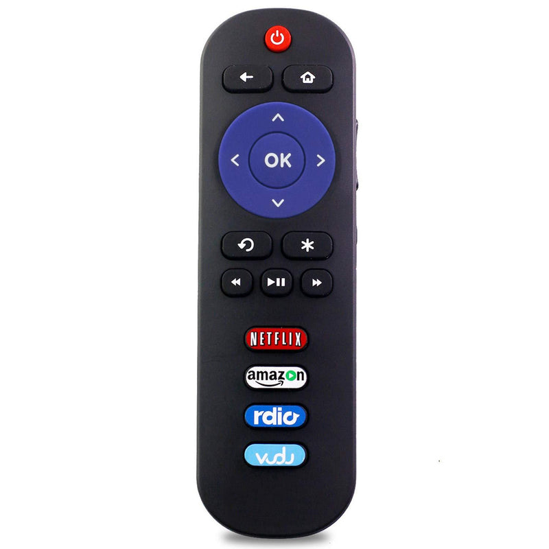 RC280 Remote Control Applicable for TCL Roku TV with Vudu Netflix Rdio Buttons 32S3700 32S3800 28S3750 32S3750 40FS3750 48FS3750 55UP120 32S4610R 55FS3700 49FP110 65US5800 55FS3850 40S305 49S305