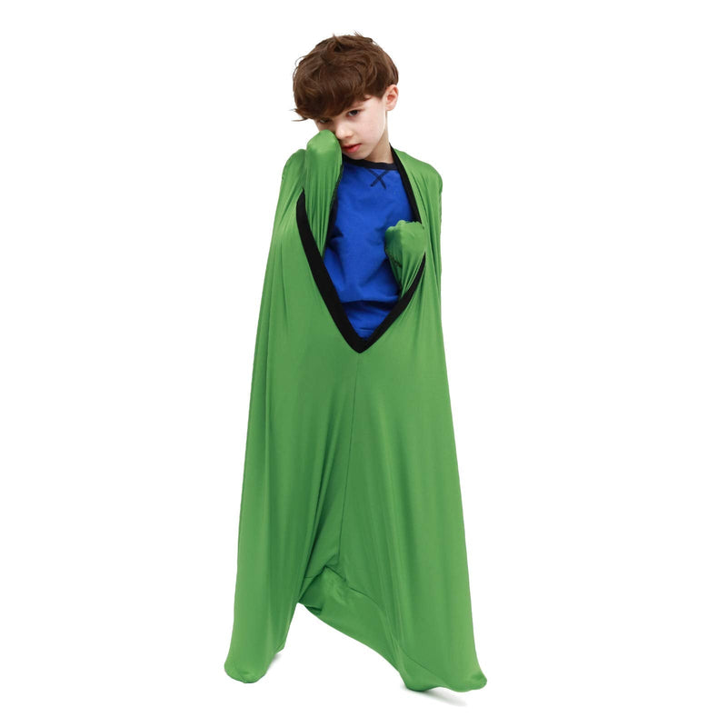 SANHO Dynamic Movement Sensory Sox - Updated Version, Large, 9-12 Years Old, 56''LX28''W Green