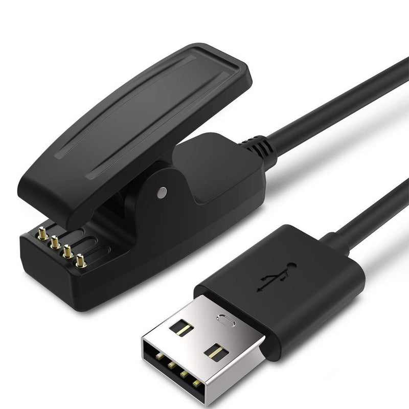 TUSITA Charger Compatible with Garmin Forerunner 35 35J 230 235 630 645 Music 735XT, Approach G10 S20, Vivomove HR, ForeAthlete 35J - USB 100cm Charging Cable - GPS Smartwatch Accessories 1 Pack Style 1 100cm