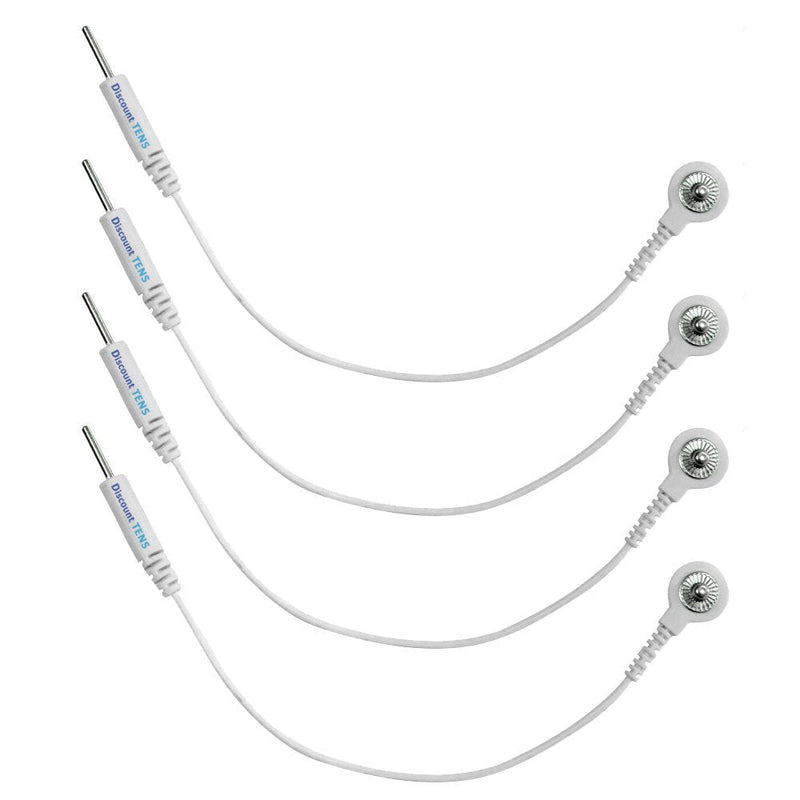 Tens Lead Wire Adapters, Convert 3.5mm Snap to 2mm Pin, (Quan: 4) Discount Tens Brand