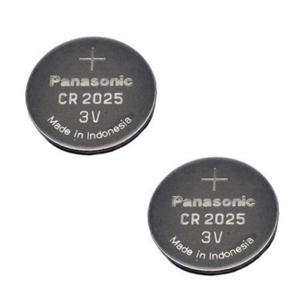 Panasonic CR2025-2 CR2025 3V Lithium Coin Battery (Pack of 2) Pack of 2