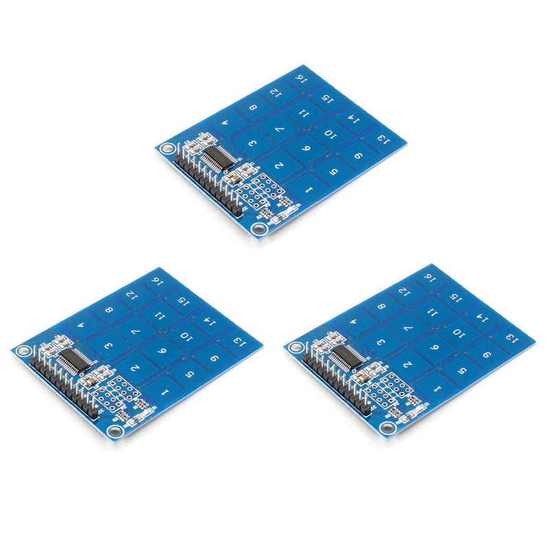 HiLetgo 3pcs TTP229 16 Channel 16 Keys Digital Capacitive Switch Touch Sensor Module