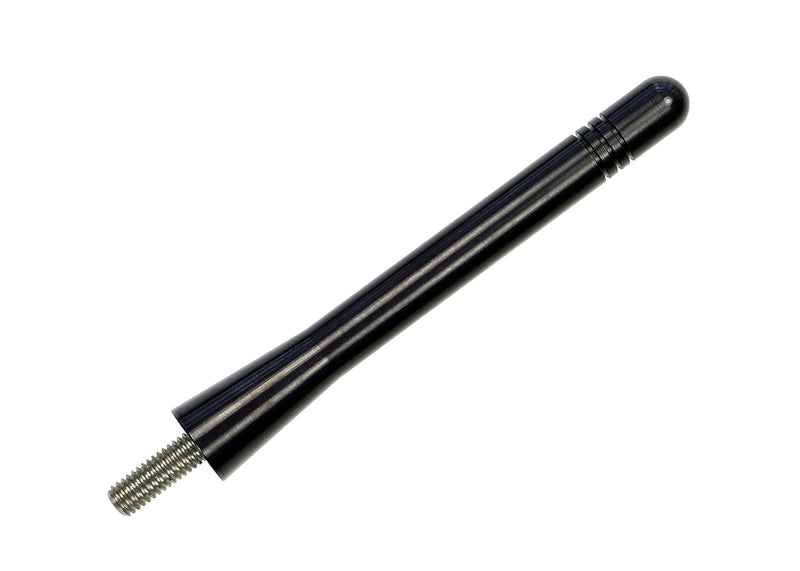 AntennaMastsRus - Made In USA - 4 Inch Black Aluminum Antenna is Compatible with Jeep Liberty (2002-2007) 4" INCH - Aluminum