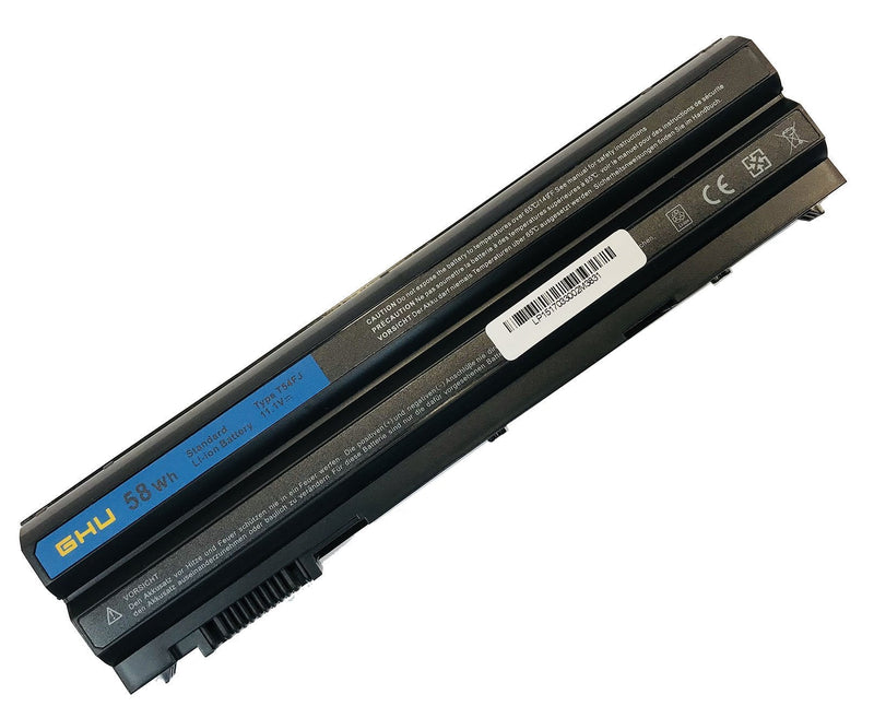 New GHU 58Wh Battery T54FJ M5Y0X 312-1163 HCJWT NHXVW PRRRF Compatible with Dell Latitude E5420 E5430 E5520 E5530 E6420 E6430 E6440 E6520 E6530 E6540 YKF0M X57F1 04NW9 8858X P8TC7 T54F3 8858X N3X1D