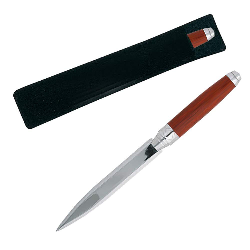 Elegant Luxury Rosewood Handle Letter Opener Rosewood & Chrome