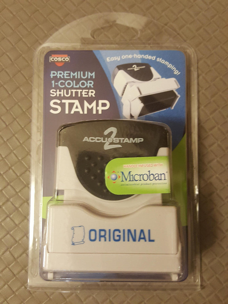 "Original" premium 1-color shutter stamp