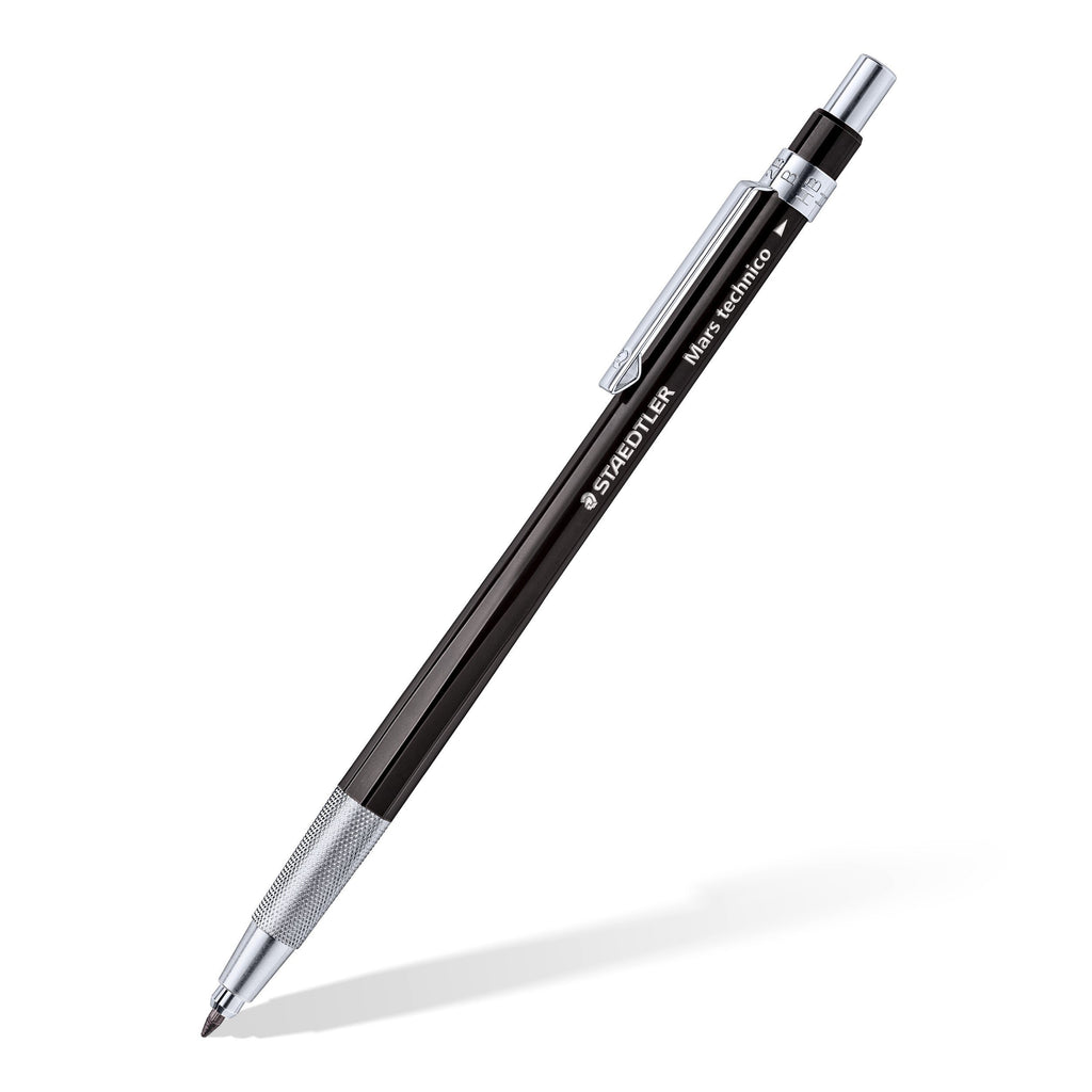 Staedtler Mars Technico 780 C-9 leadholder Pencil with HB Lead, Black