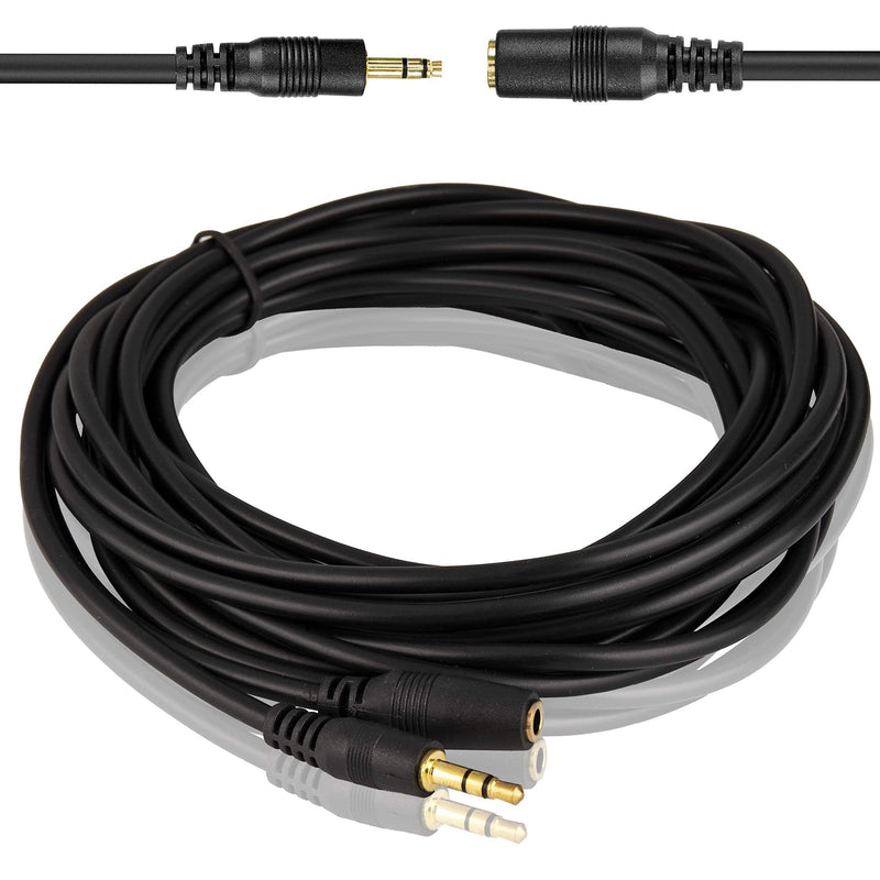 Inovat 1.5M 5 Feet 3.5mm Jack Audio Stereo Earphone M/F Extension Cable Cord Male to Female