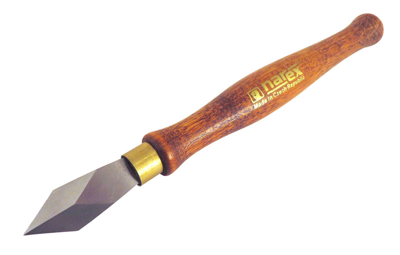 Narex Dual Double Bevel Striking Marking Knife with Blade from Hardened Mn-V Steel Heat Treated to HRc 61 822301