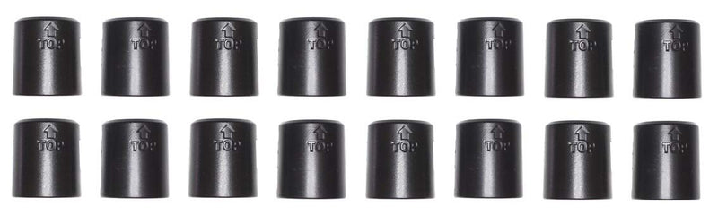 JSP Manufacturing 1" Diameter Post Wire Shelf Clips Shelving Split Sleeves Lock Metal Rack Locking Plastic Pick A Pack Wholesale Bulk 8 Pairs (16 Pack) 16