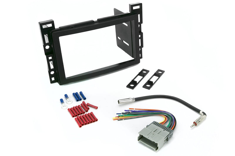 SCOSCHE Install Centric ICGM11BN Compatible with Select GM 2004-09 Double DIN Complete Basic Installation Solution for Installing an Aftermarket Stereo Complete Installation Kit