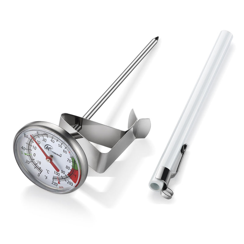 KT THERMO Instand Read 2-Inch Dial Thermometer,Best For The Coffee Drinks,Chocolate Milk Foam 0~220â„‰
