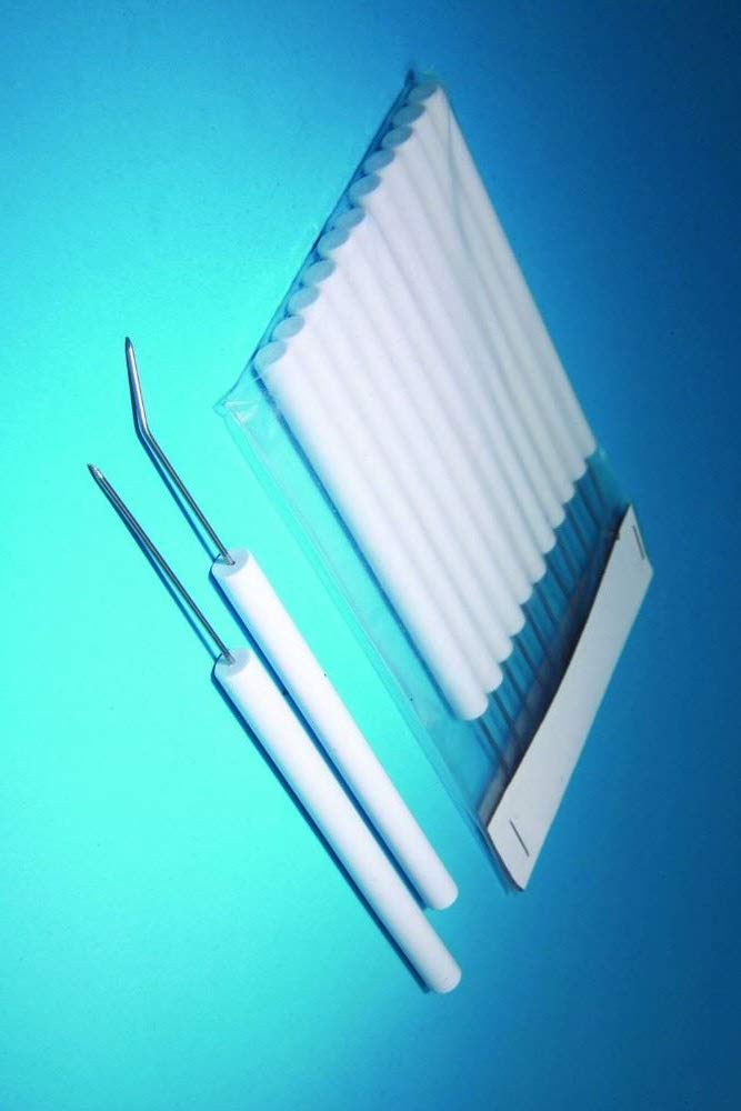 United Scientific Supplies NEDPB1-PK/12 Bent Teasing Needle (Pack of 12)
