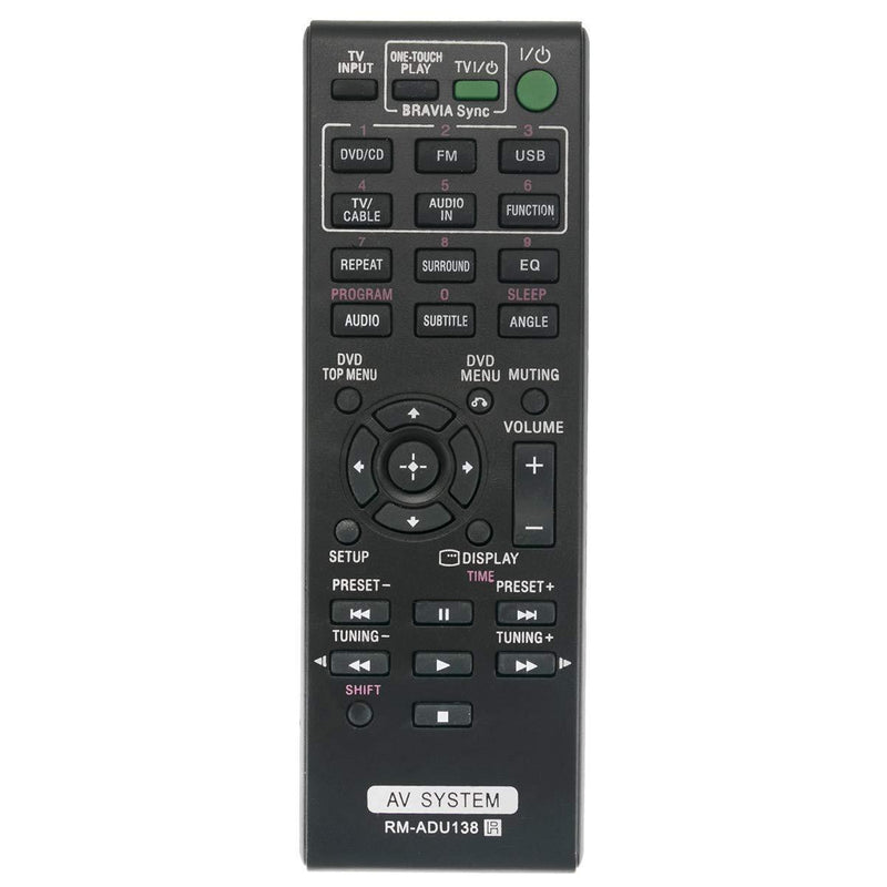 ZdalaMit RM-ADU138 Replacement Remote Control Applicable for Sony AV System DAV-TZ140 HBD-TZ130 HBD-TZ140