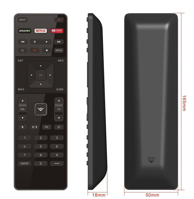 New XRT122 TV Remote Replacement for All Vizio Smart TV D39H-D0 D39HD0 D50U-D1 D50UD1 D55U-D1 D55UD1 D58U-D3 D58UD3 D65U-D2 D65UD2 E32-C1 E32C1 E32H-C1 E32HC1 E40-C2 E40C2 E40X-C2