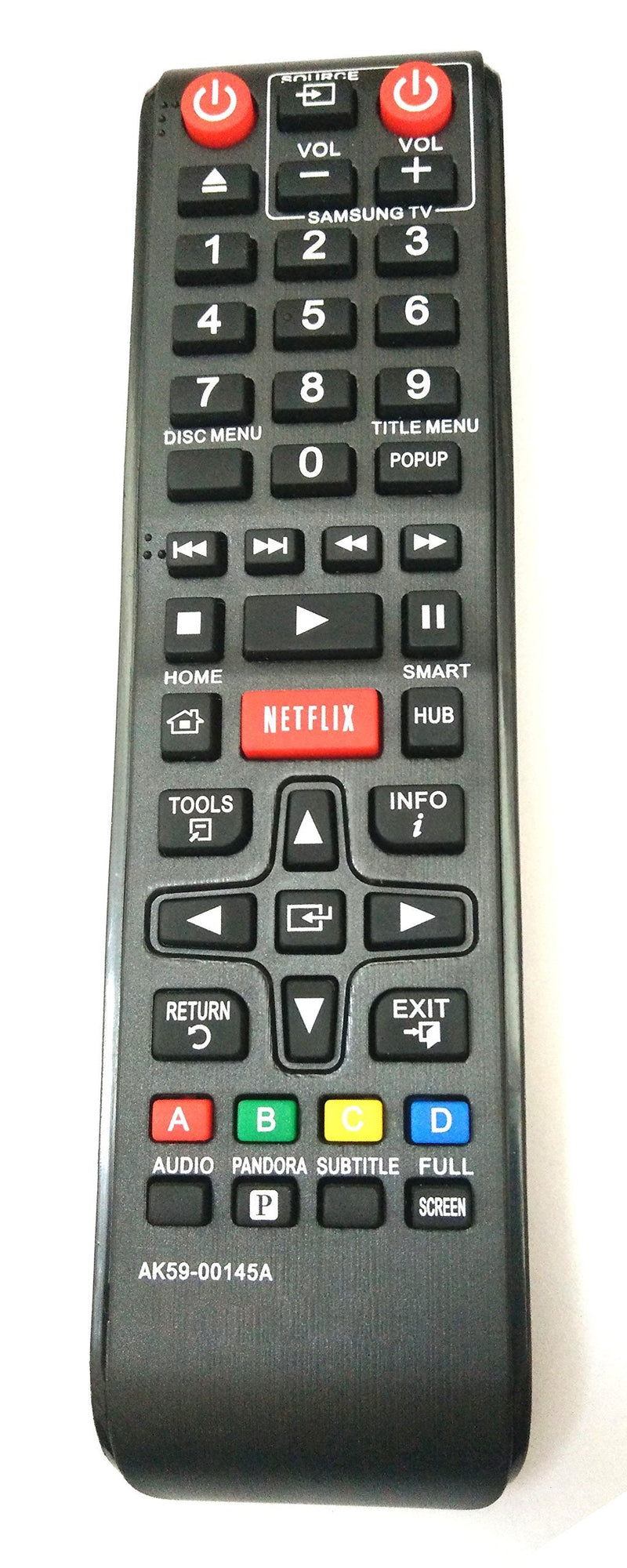 Universal Remote for Samsung Blu-Ray DVD Player BDE5700 BD-E5700 BD-E5700/ZA BDE5900 BD-E5900 BD-EM57C BD-EM59C BD-ES6000 BDF5900 BD-F5900 BD-FM59C