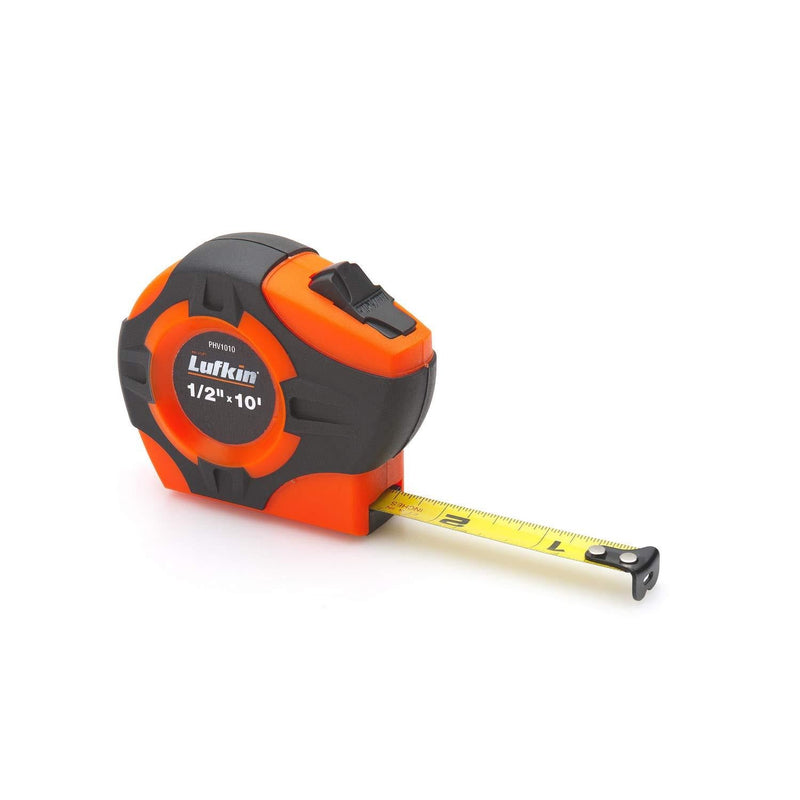 Crescent Lufkin PHV1316N 3/4" x 16' P1000 Series Hi-Viz Orange Yellow Clad A2 Blade Power Return Tape Measure 3/4" x 16'