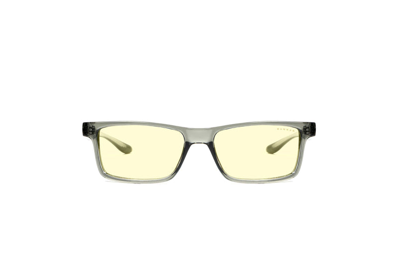 GUNNAR Computer Blue Light Blocking Glasse's Amber Lens, Gray Crystal, Kids/Youth