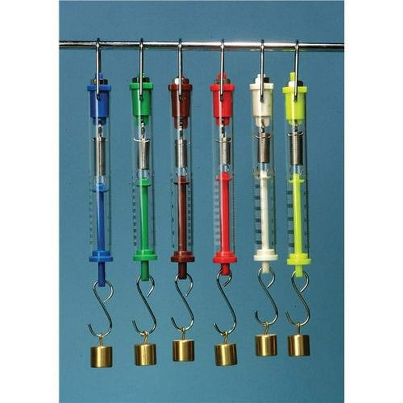United Scientific Supplies SB5000-P Spring Scale, 100 g / 1N, 17.78" Length, Yellow
